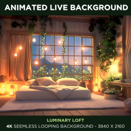 Luminary Loft Animated Stream Background